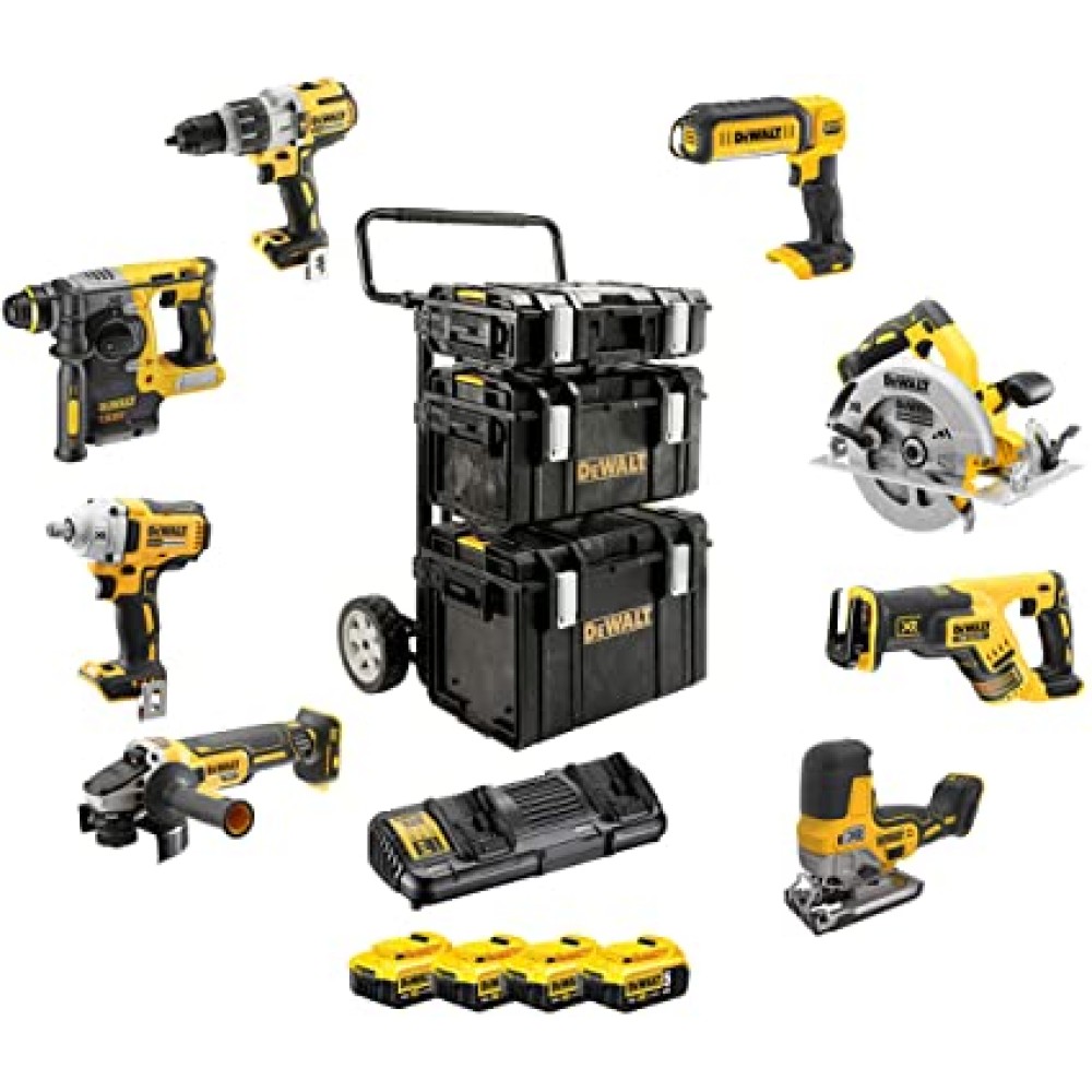 DeWALT 8 instrumentu komplekts 18V DeWALT 8 instrumentu komplekts 18V
