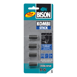 BISON KOMBI STICK 2-komponentu epoksīdu pildmasa  4 x 5G