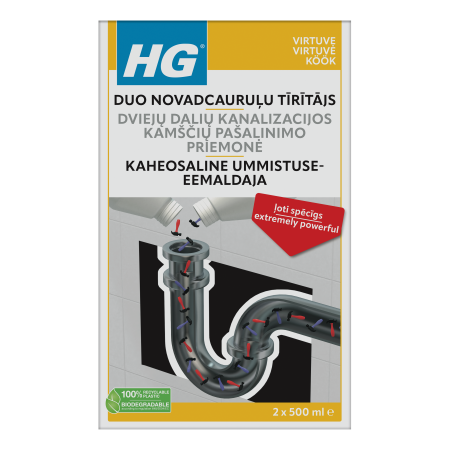 HG Duo novadcauruļu tīrītājs