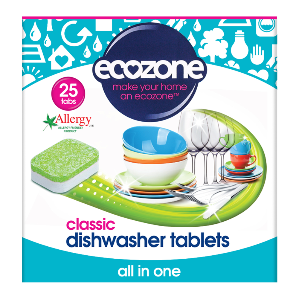 ECOZONE trauku mazgājamās mašīnas tabletes Classic 25 gab.