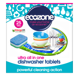 ECOZONE trauku mazgājamās mašīnas tabletes Ultra 25 gab.
