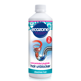 ECOZONE novadcauruļu tīrītājs matu nosprostojumiem 250 ml