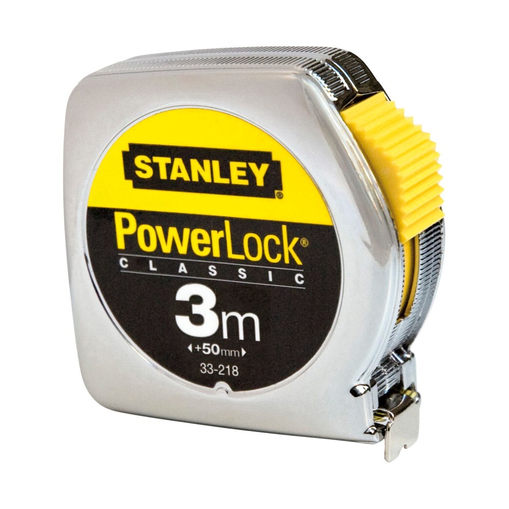 Stanley Powerlock 3m Tape Measure Metallic Case