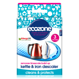 ECOZONE elektrisko tējkannu un gludekļu atkaļķotājs 3 gab.