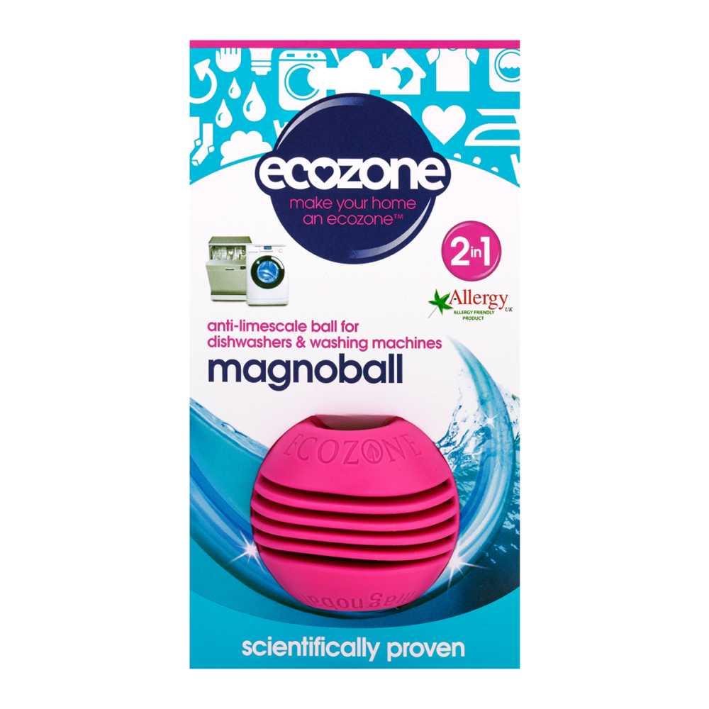 ECOZONE magnoball pret kaļķakmeni veļas un trauku mazg. mašīnām ECOZONE magnoball pret kaļķakmeni veļas un trauku mazg. mašīnām