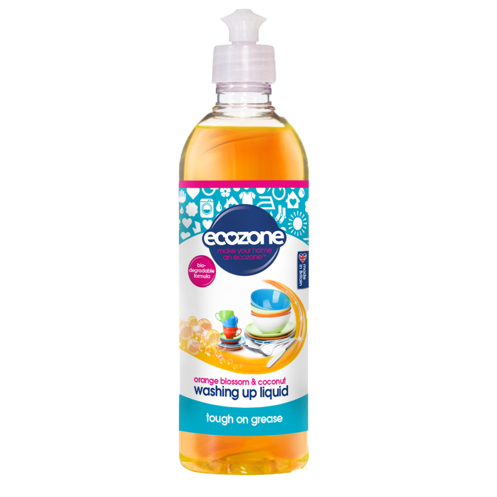ECOZONE trauku mazgāšanas līdzeklis Orange Blossom & Coconut 500ml ECOZONE trauku mazgāšanas līdzeklis Orange Blossom & Coconut 500ml