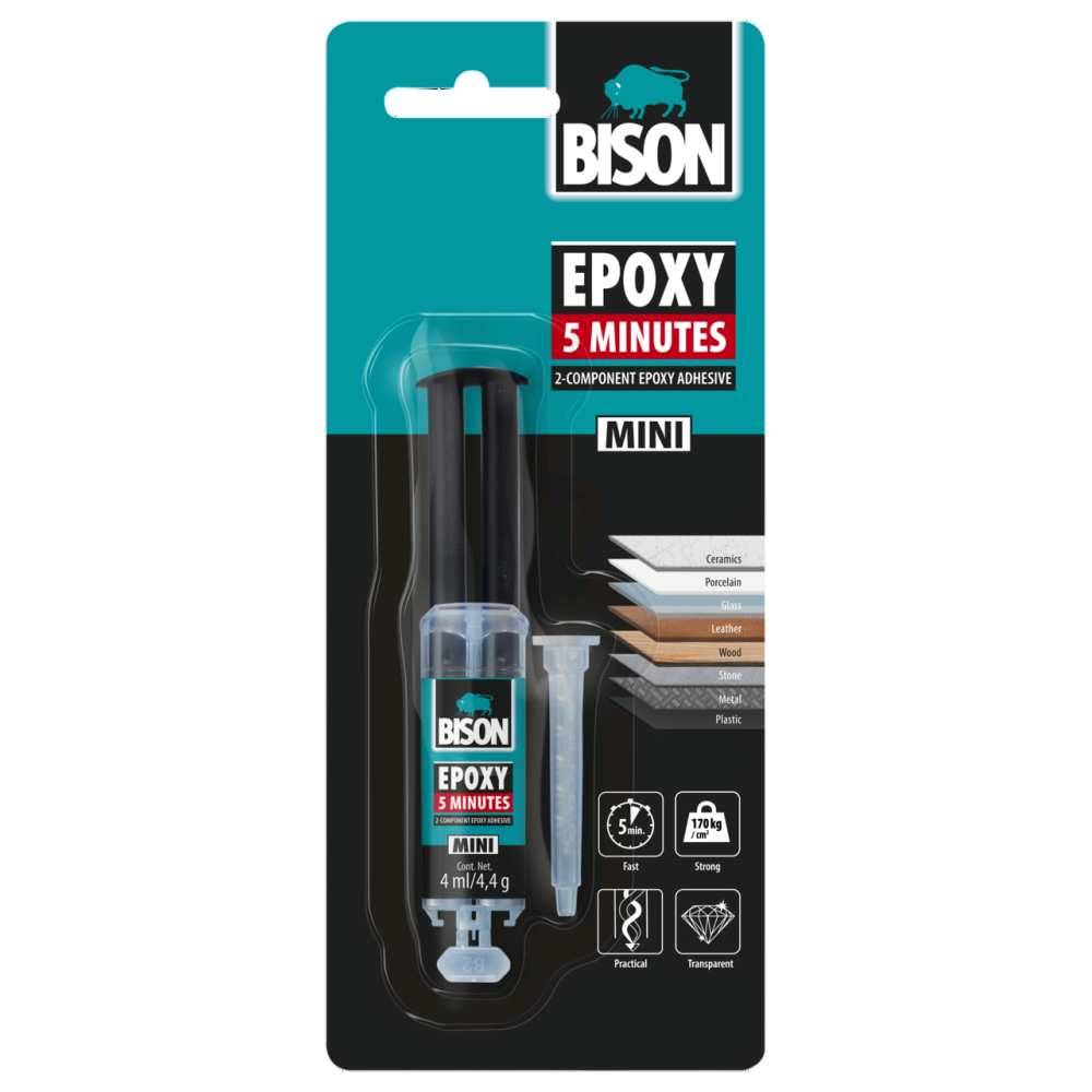 Līme Bison Epoxy 5 min mini 4ml