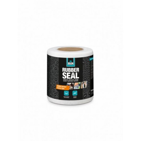 Bison Rubber Seal Stiklšķiedras lenta 10cmX10m