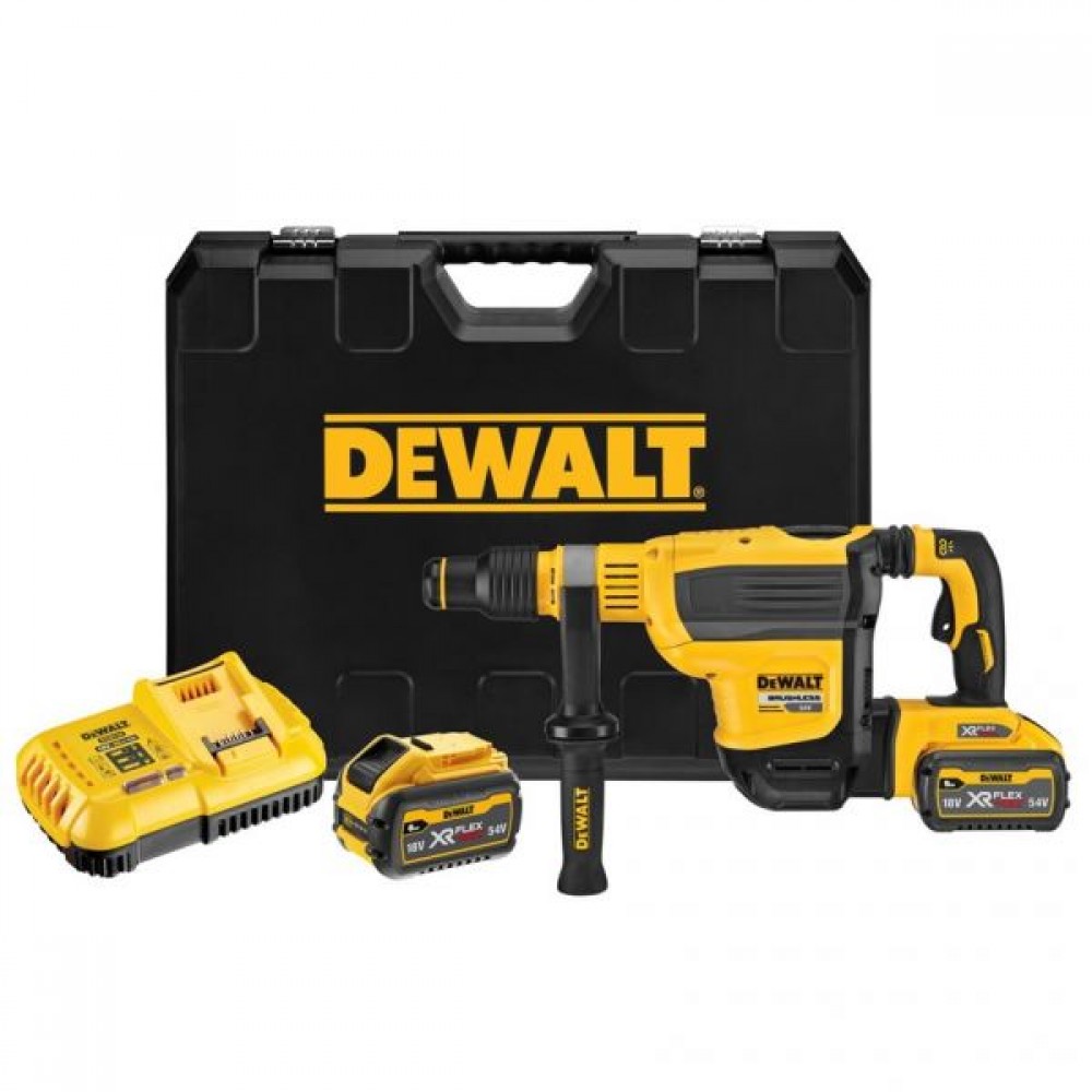 DeWALT SDS-Max akumulatora perforators 54V DeWALT SDS-Max akumulatora perforators 54V