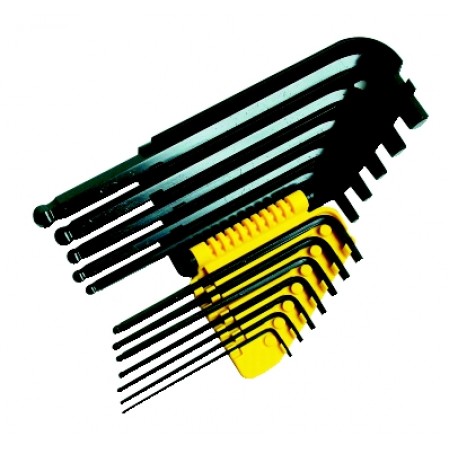 Stanley HEX key set 12 pcs. round 1/16 - 3/8