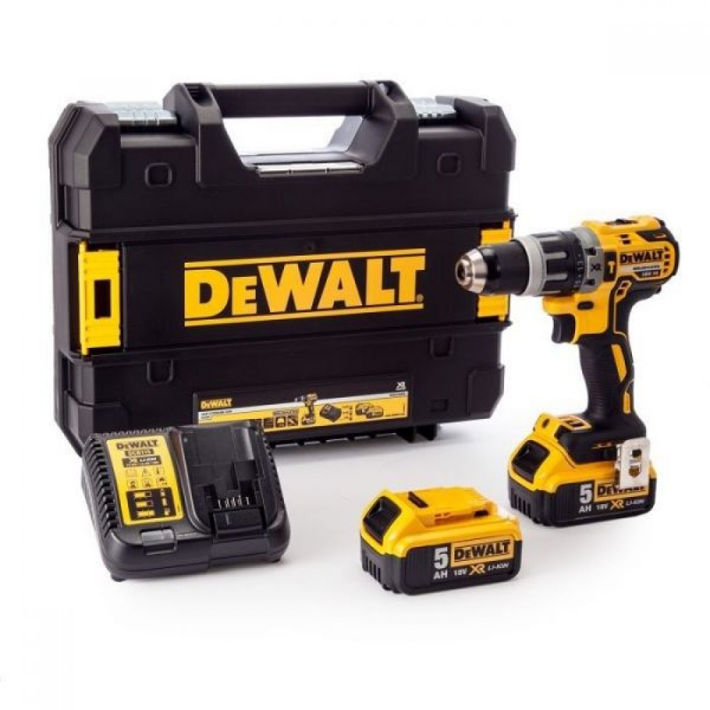 DeWALT 18V XR Triecienurbjmašīna-skrūvgriezis 5,0Ah DeWALT 18V XR Triecienurbjmašīna-skrūvgriezis 5,0Ah