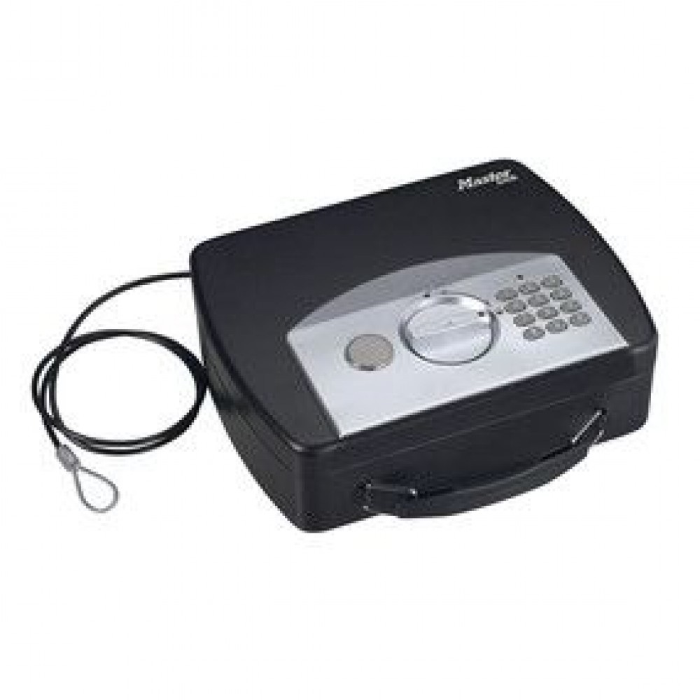 MasterLock Digitālā naudas lāde ar drošības trosi 2.2 L MasterLock Digitālā naudas lāde ar drošības trosi 2.2 L