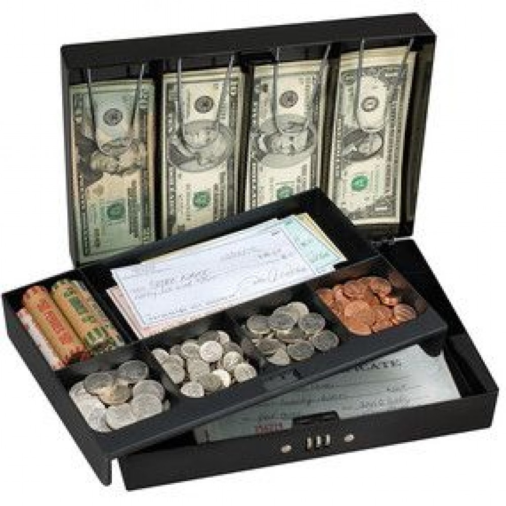 MasterLock Naudas lāde ar 6 nodalījumiem MasterLock Naudas lāde ar 6 nodalījumiem