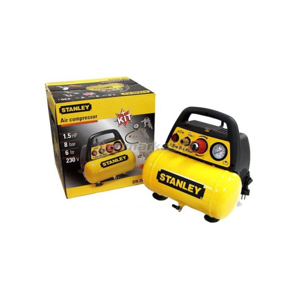 JAUNUMS! Bezeļļas kompresors - 6L; 1,5hp / 1100W / 3400RPM. Gaisa plūsma 180 L/min. Speidiens 8 bar. Svars 9kg JAUNUMS! Bezeļļas kompresors - 6L; 1,5hp / 1100W / 3400RPM. Gaisa plūsma 180 L/min. Speidiens 8 bar. Svars 9kg